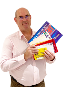 Nick James Holding Direct Mail Envelopes