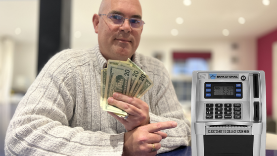 Nick James Email Cash Machine